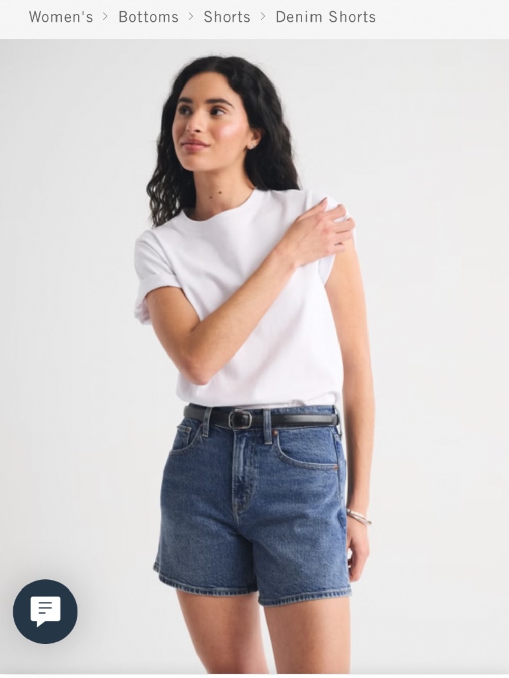 Abercrombie Dad Short High Rise Curve